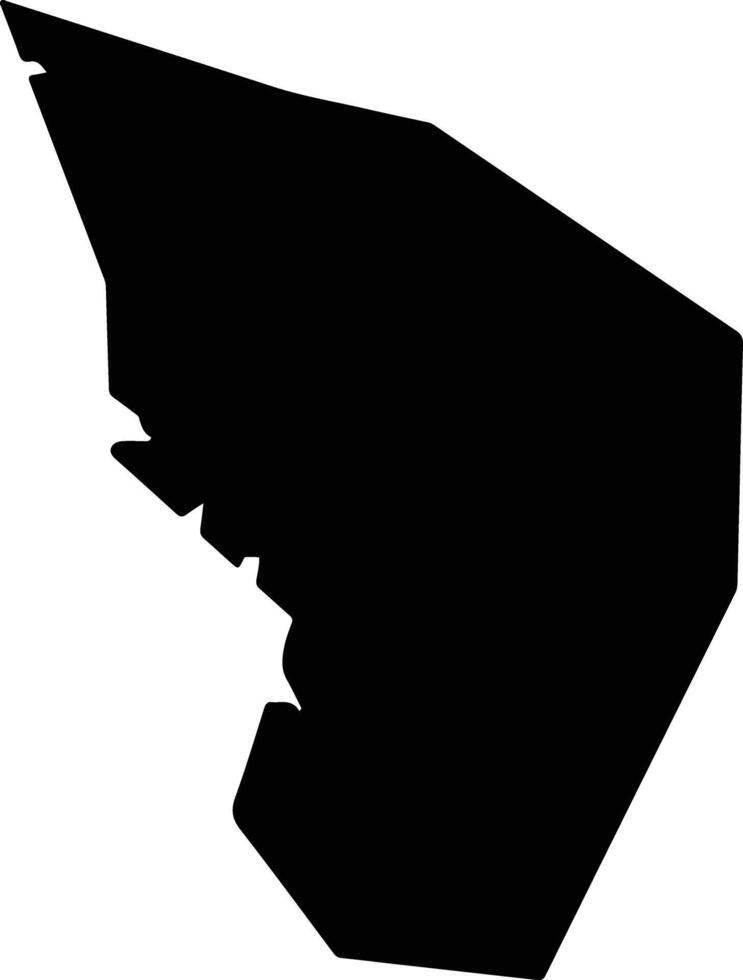 Genkai Japan silhouette map vector