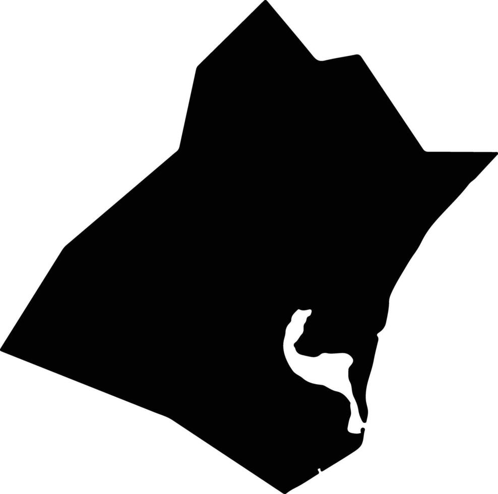 Georgetown United States silhouette map vector