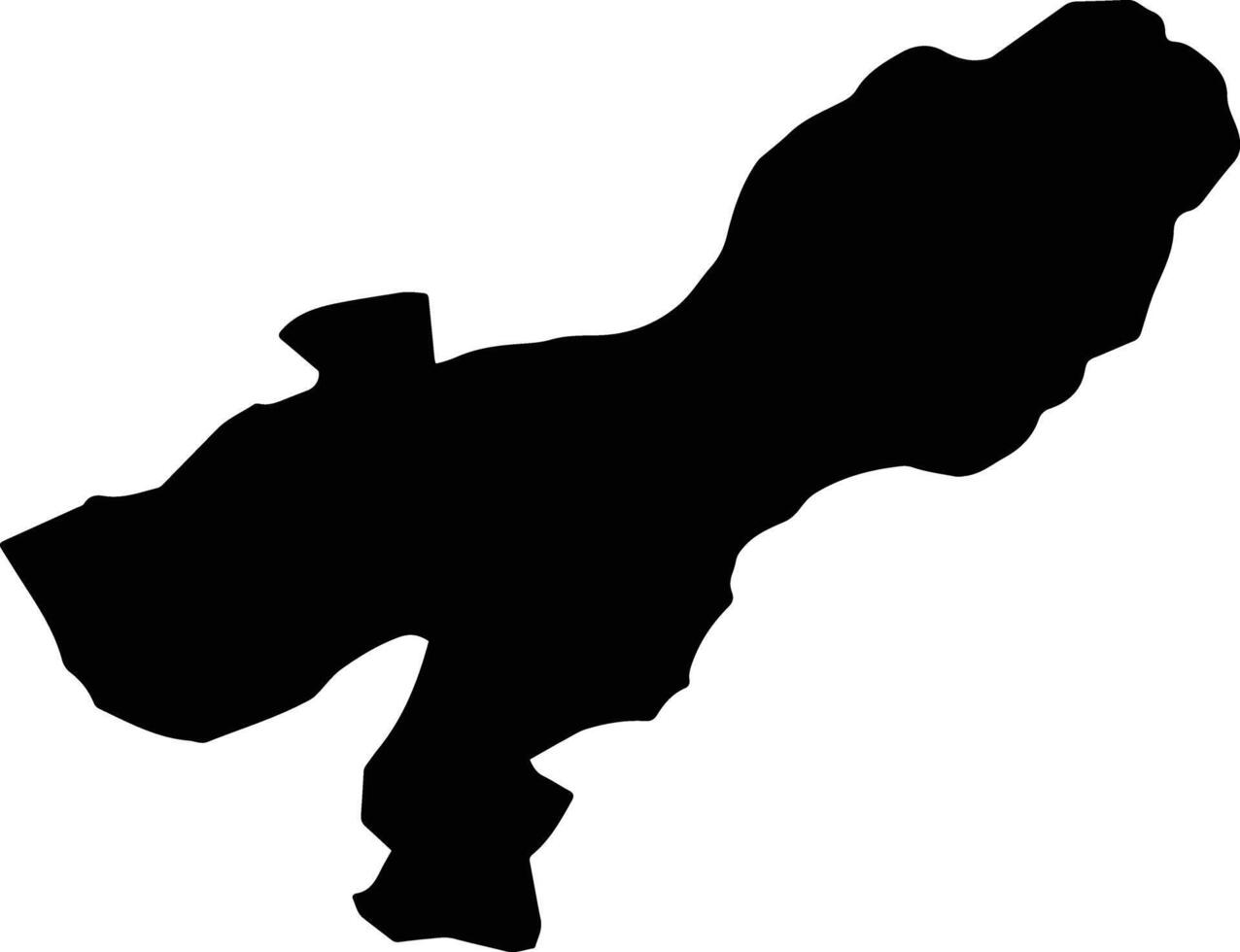 Gerger Turkey silhouette map vector