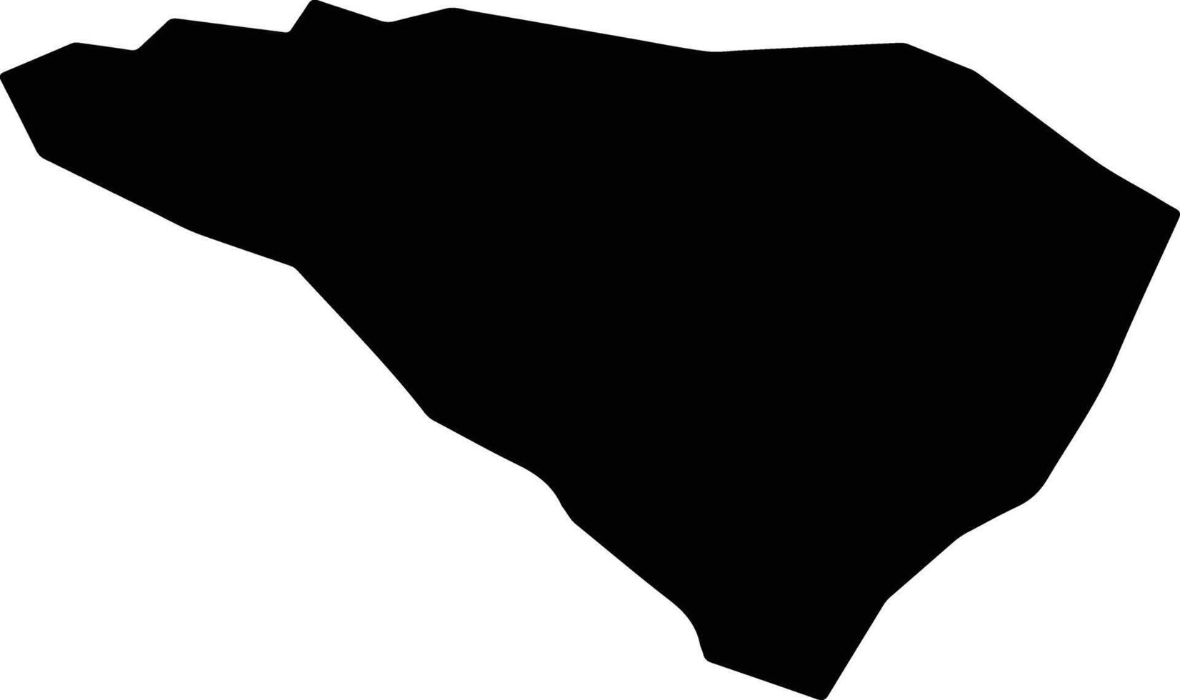 Getulina Brazil silhouette map vector