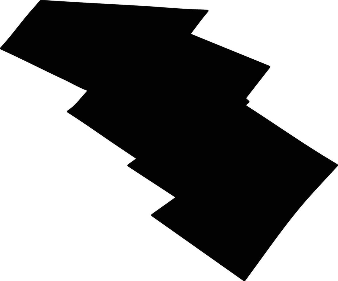GHERGHEASA Romania silhouette map vector