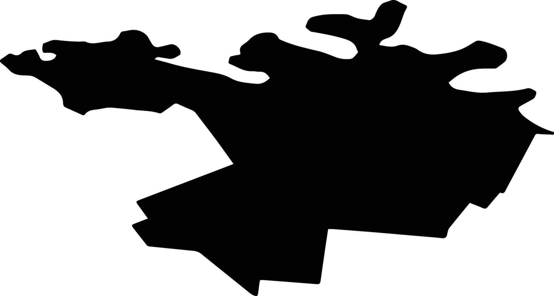 GHERGHITA Romania silhouette map vector