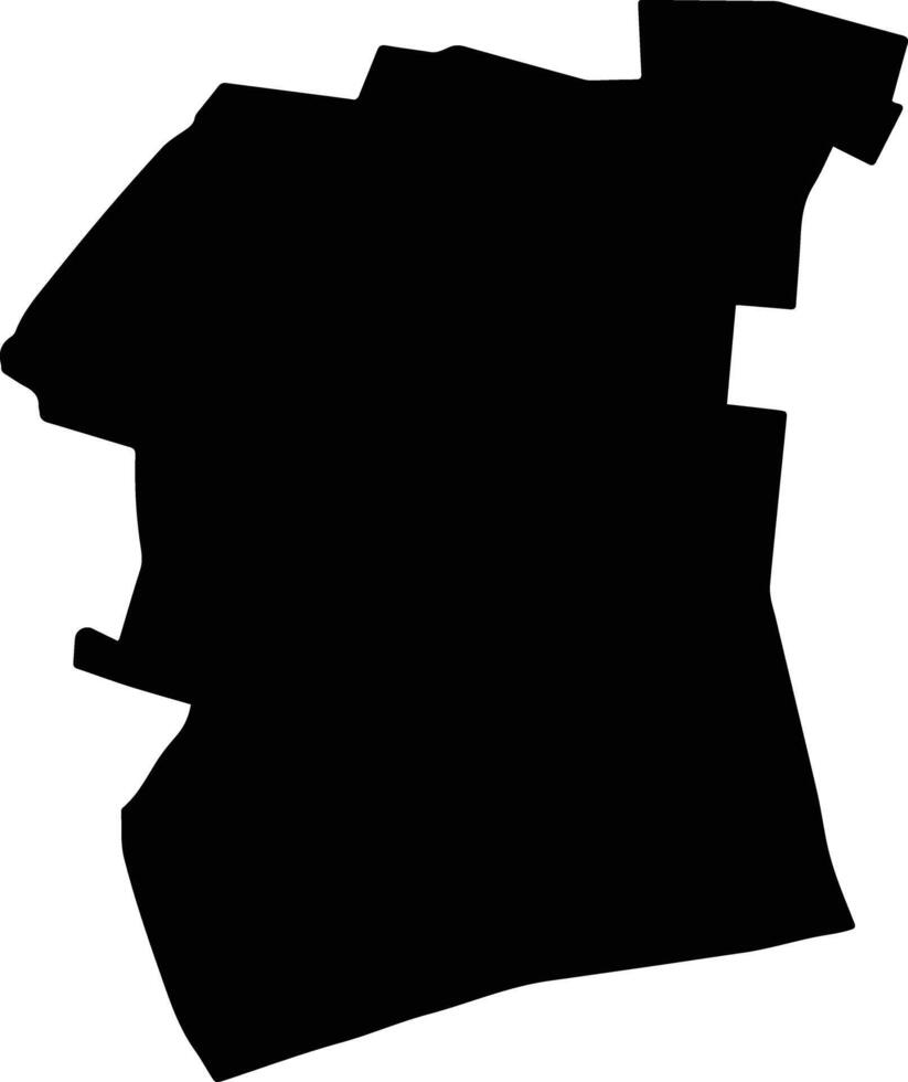 GHIDICI Romania silhouette map vector