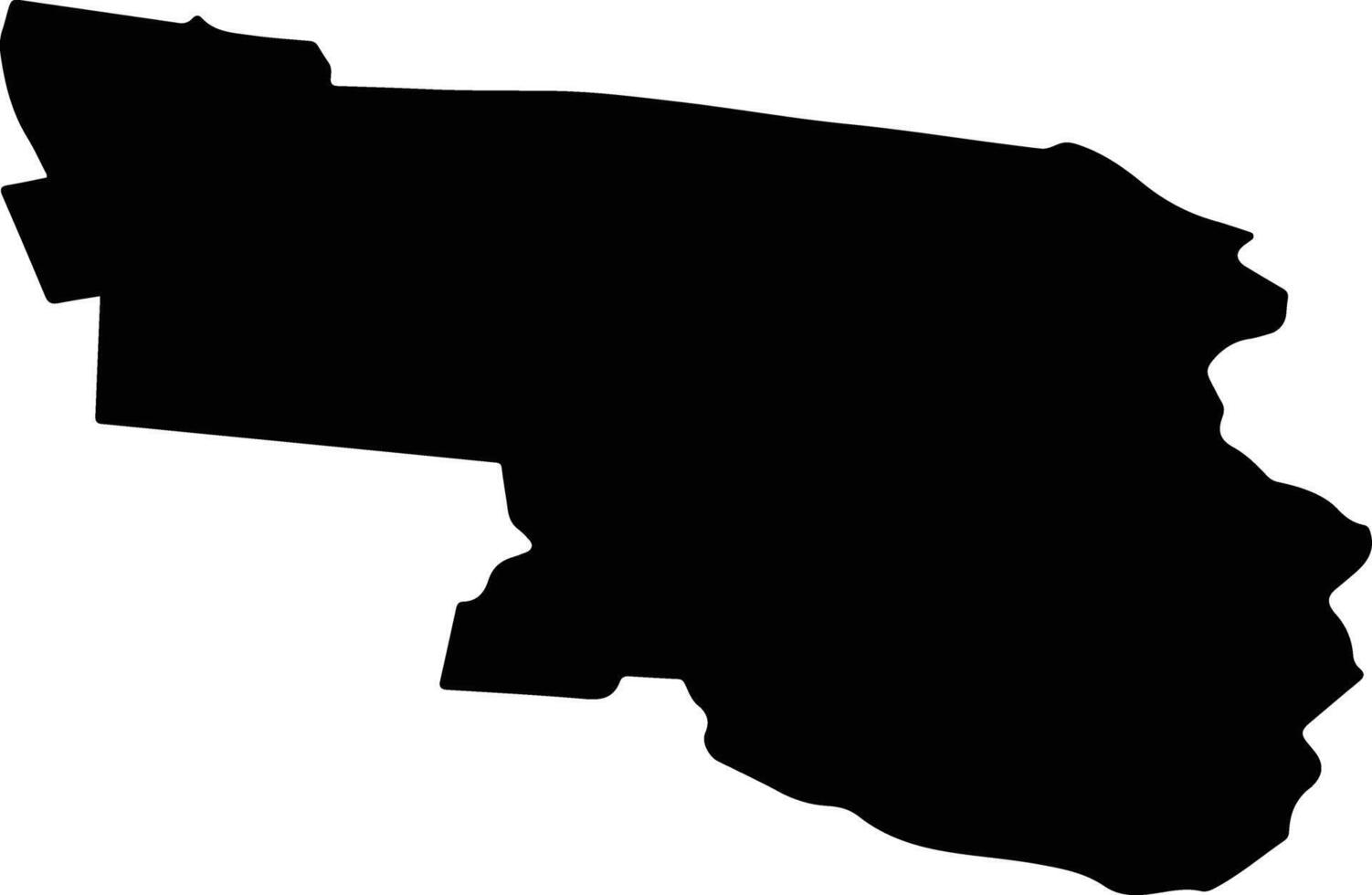 GHIOROC Romania silhouette map vector