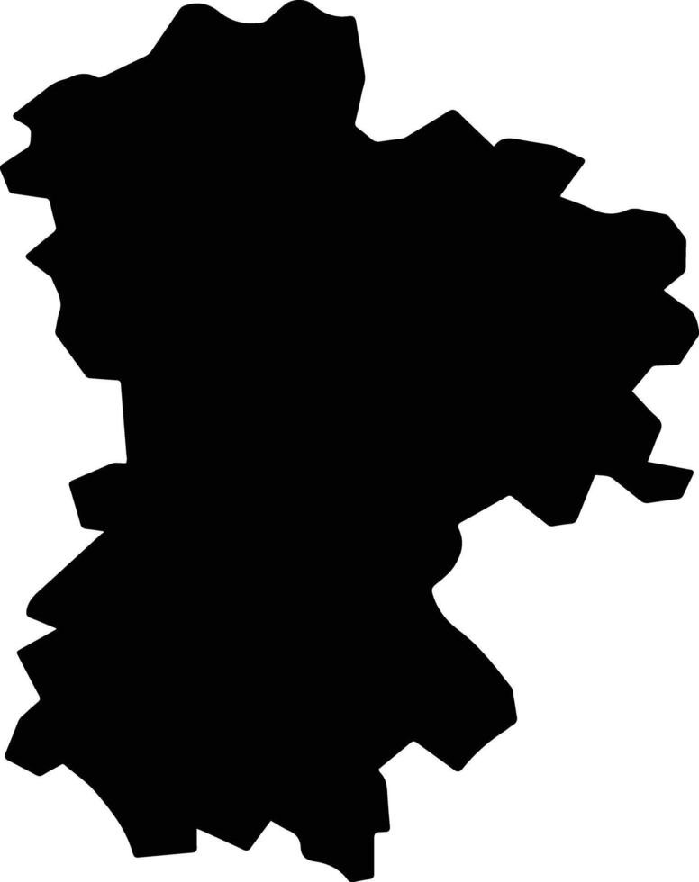 Gia Loc Vietnam silhouette map vector