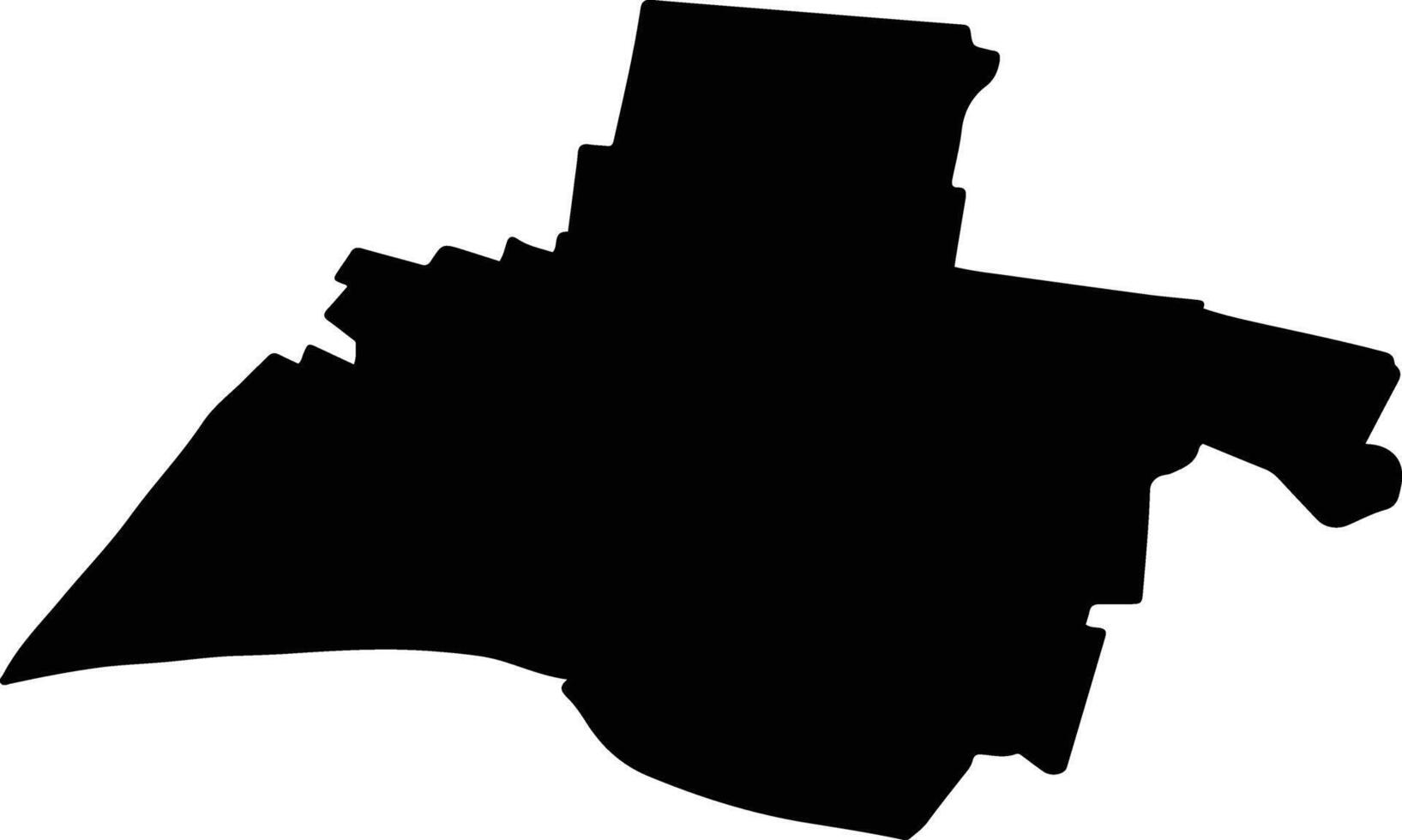 GIGHERA Romania silhouette map vector