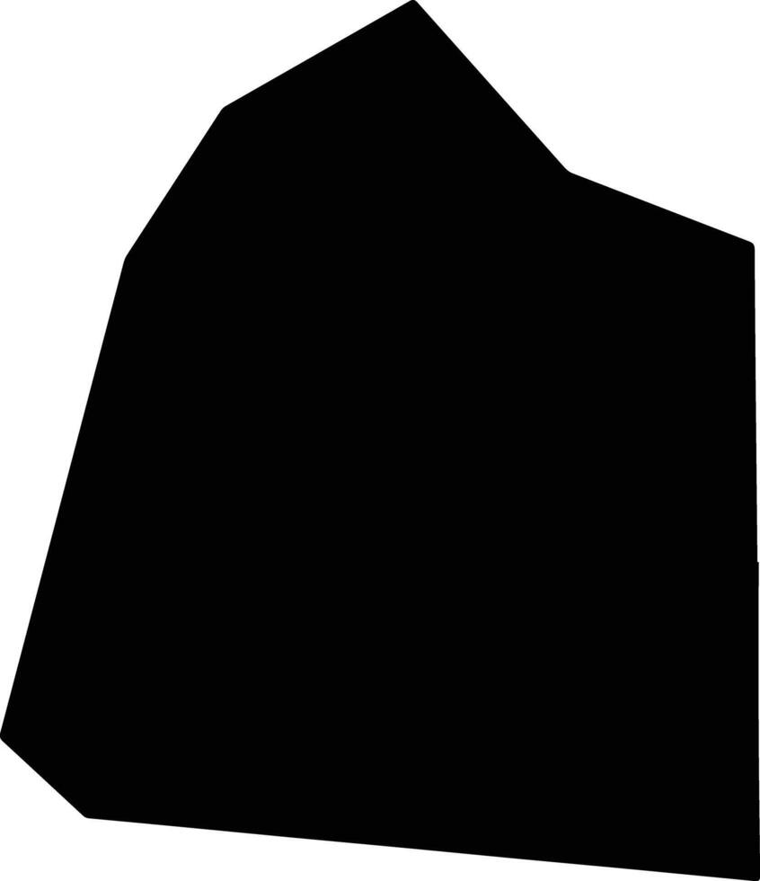 Gilchrist United States silhouette map vector
