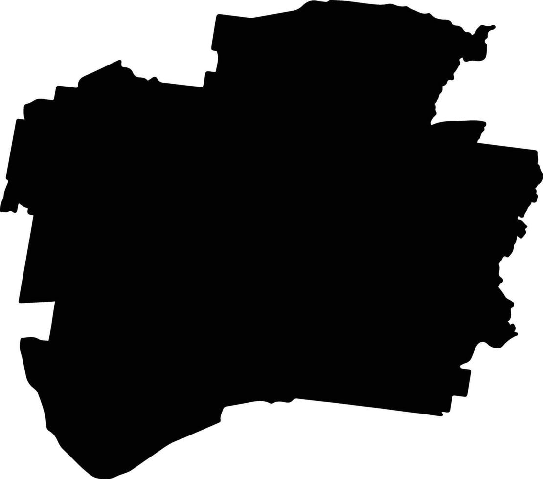 Gilgandra Australia silhouette map vector
