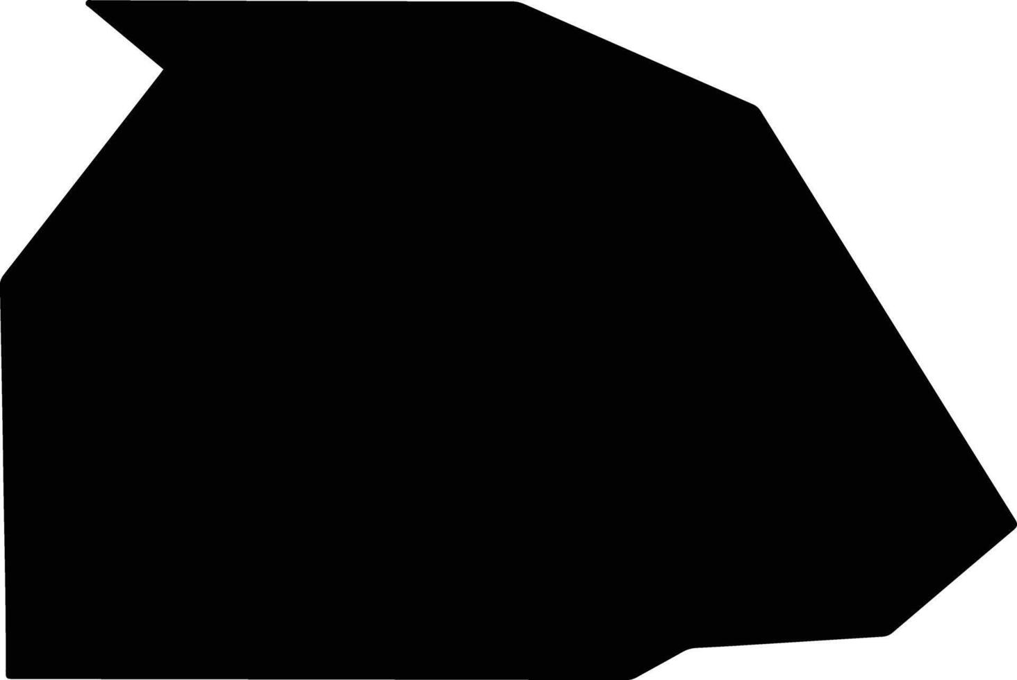 Gilmer United States silhouette map vector