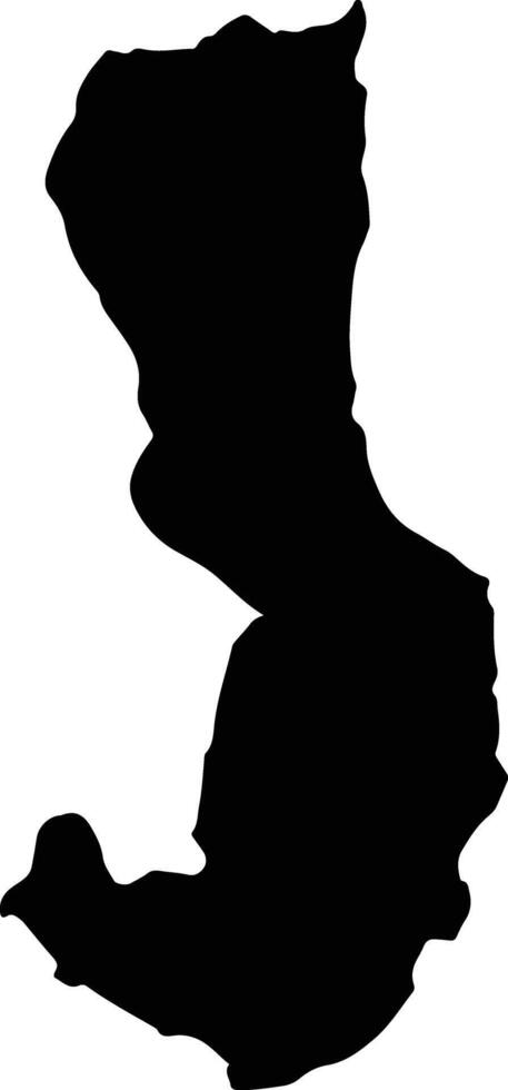 Girardot Venezuela silhouette map vector
