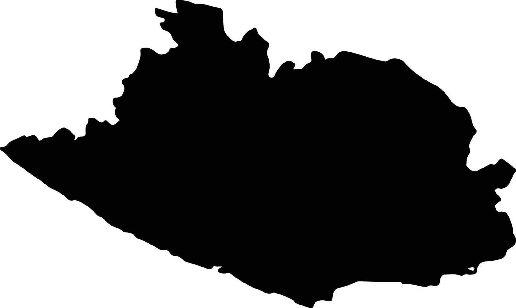 Gir Somnath India silhouette map vector