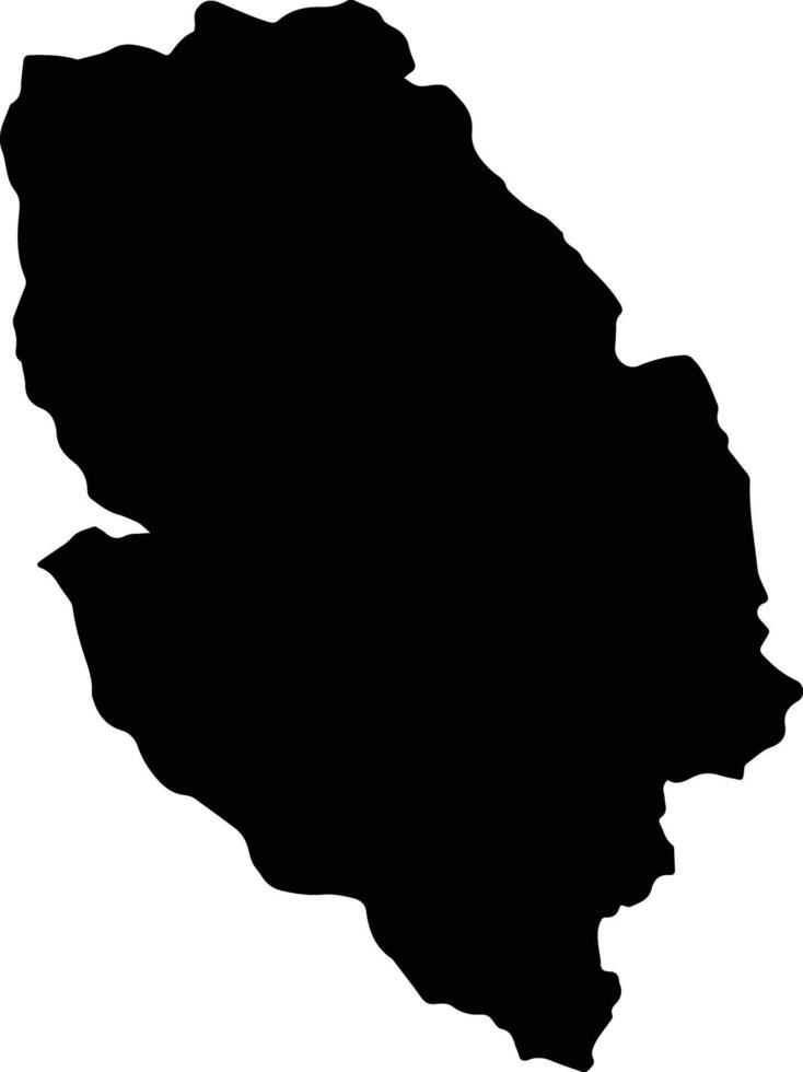 Girardota Colombia silhouette map vector