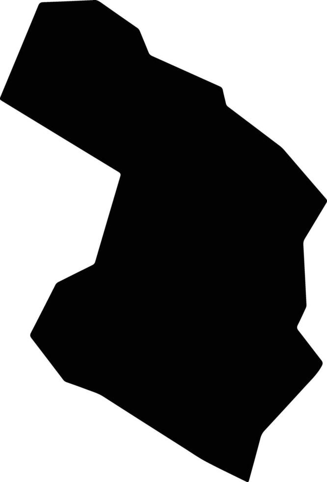 Girau do Ponciano Brazil silhouette map vector