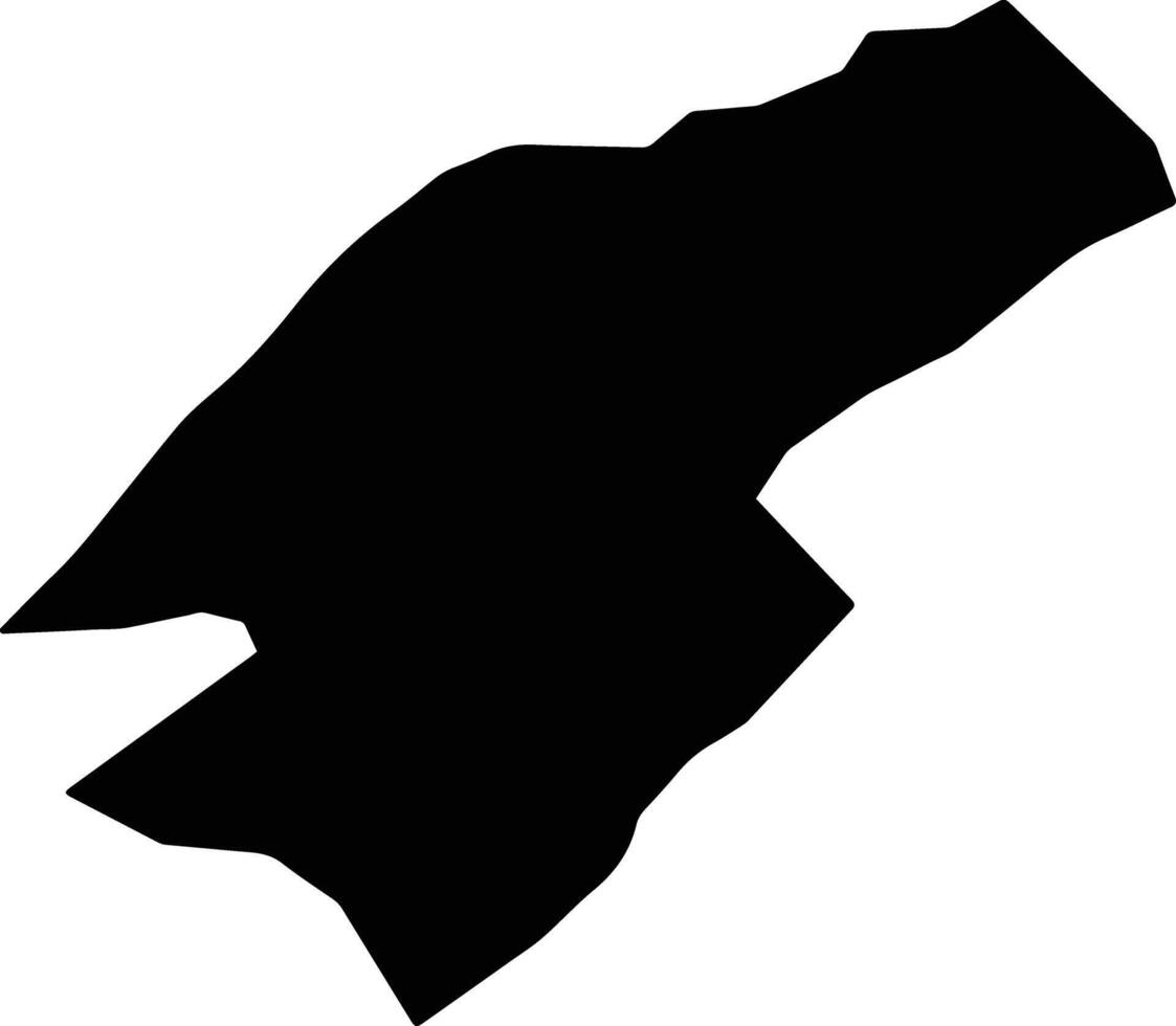 Giro Afghanistan silhouette map vector