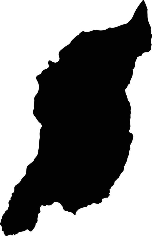 Gisagara Rwanda silhouette map vector