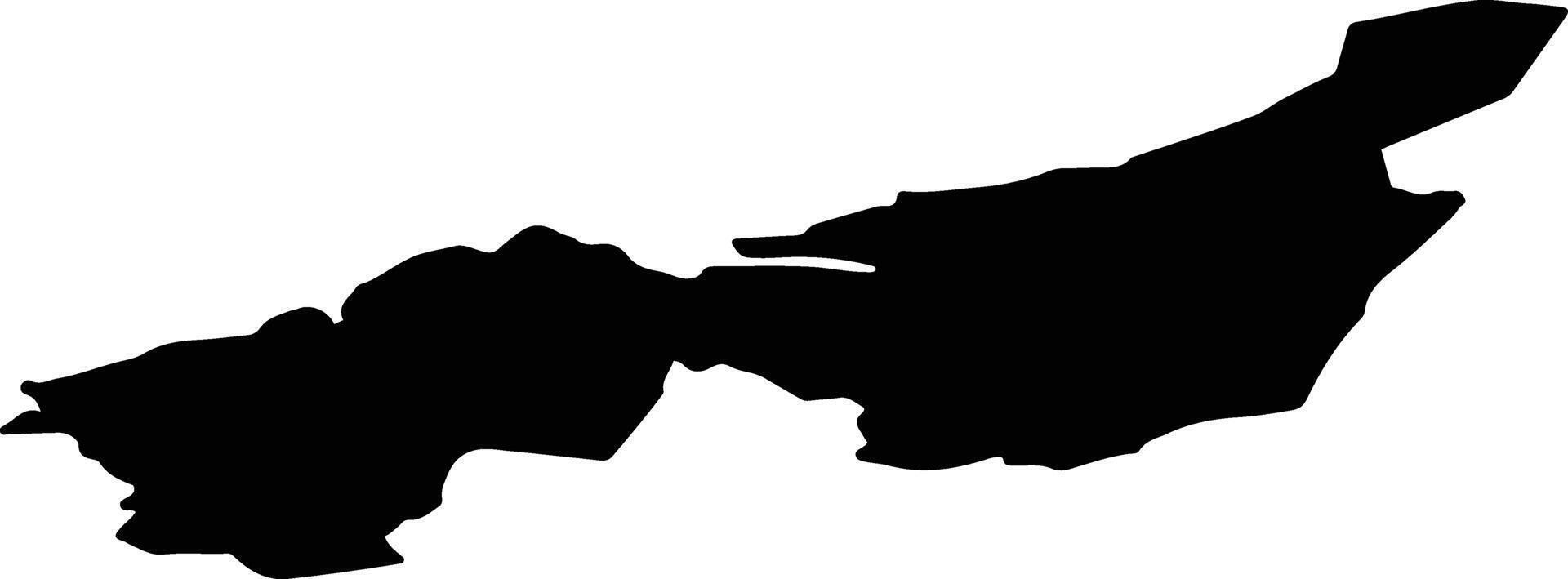 Gjesdal nor Norway silhouette map vector