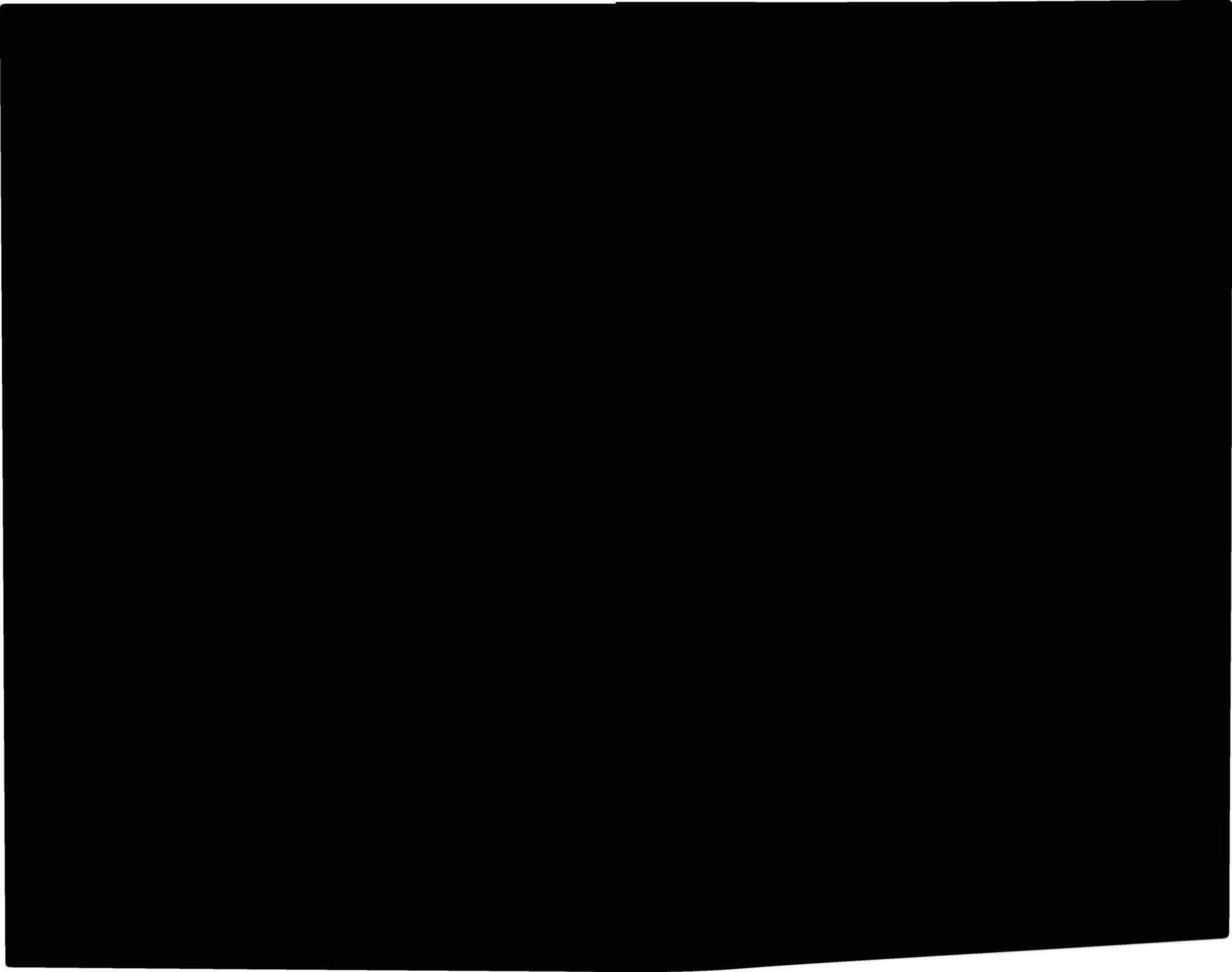 Gladwin United States silhouette map vector