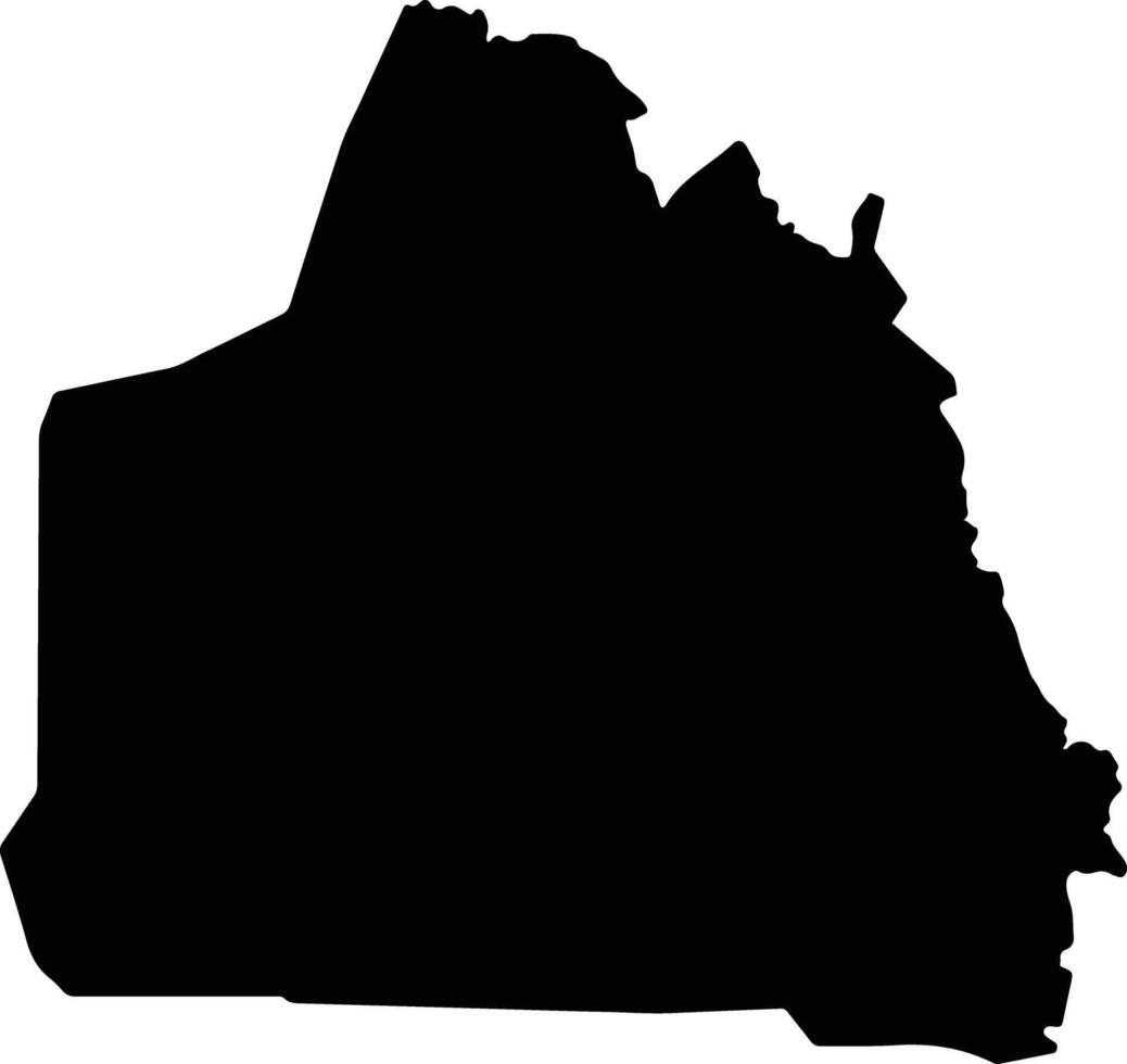 Glio Twarbo Liberia silhouette map vector