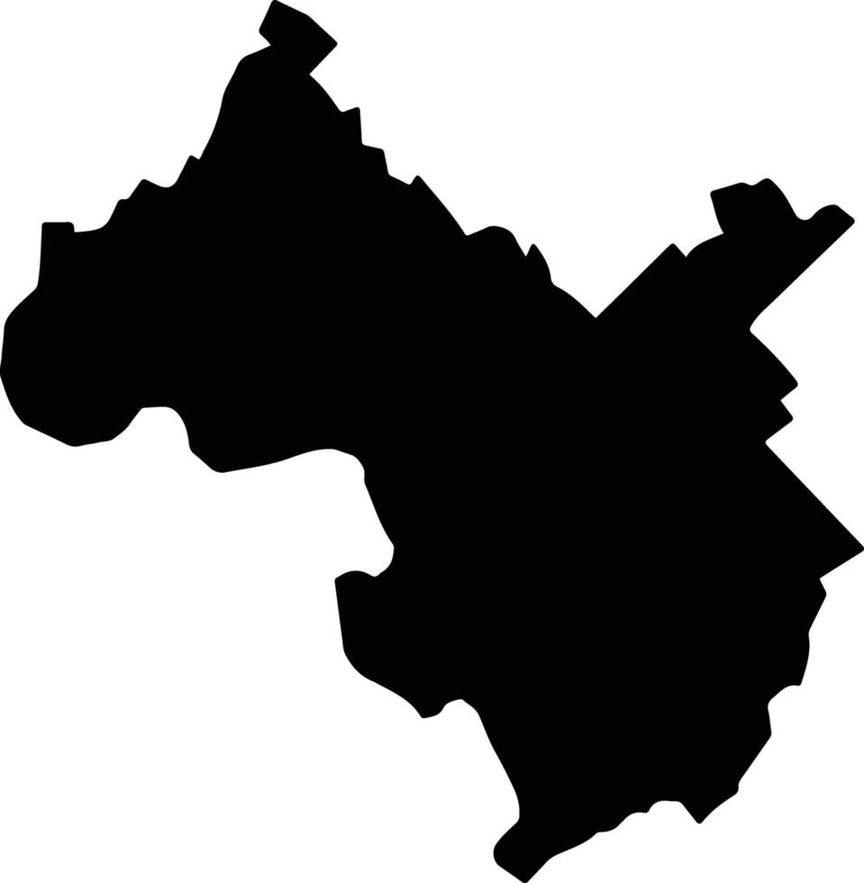 Go Dau Vietnam silhouette map vector