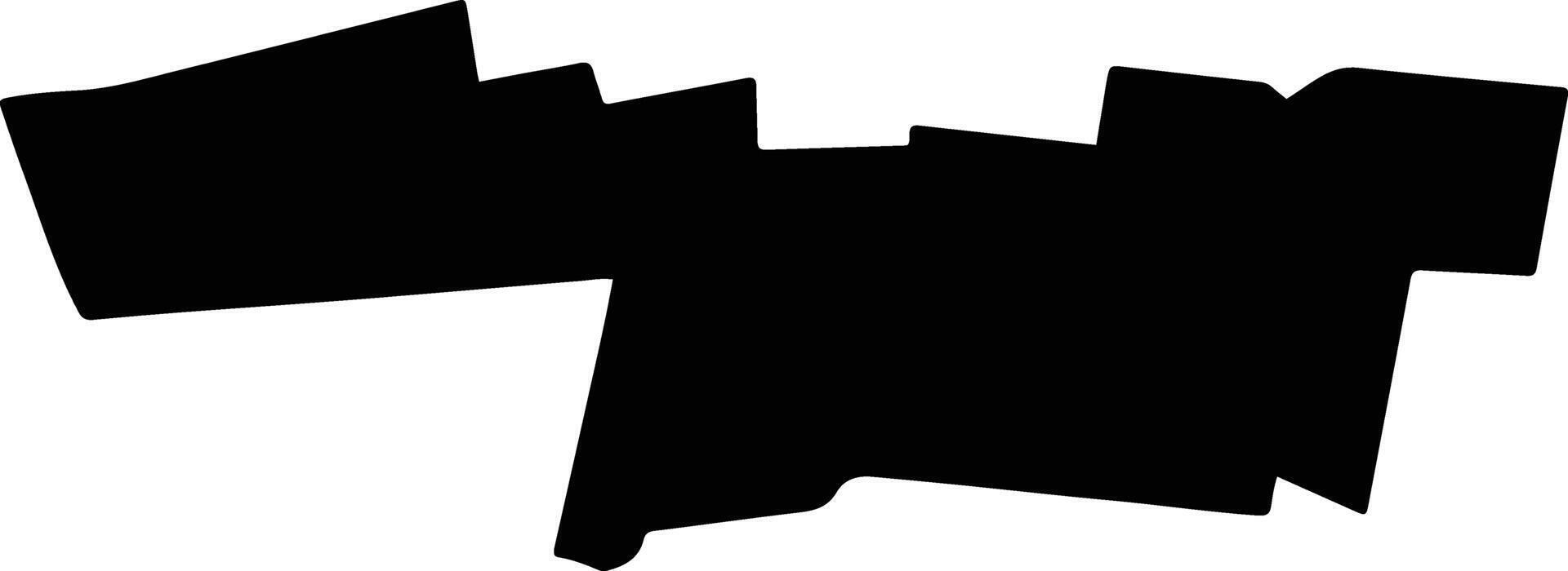 GOICEA Romania silhouette map vector