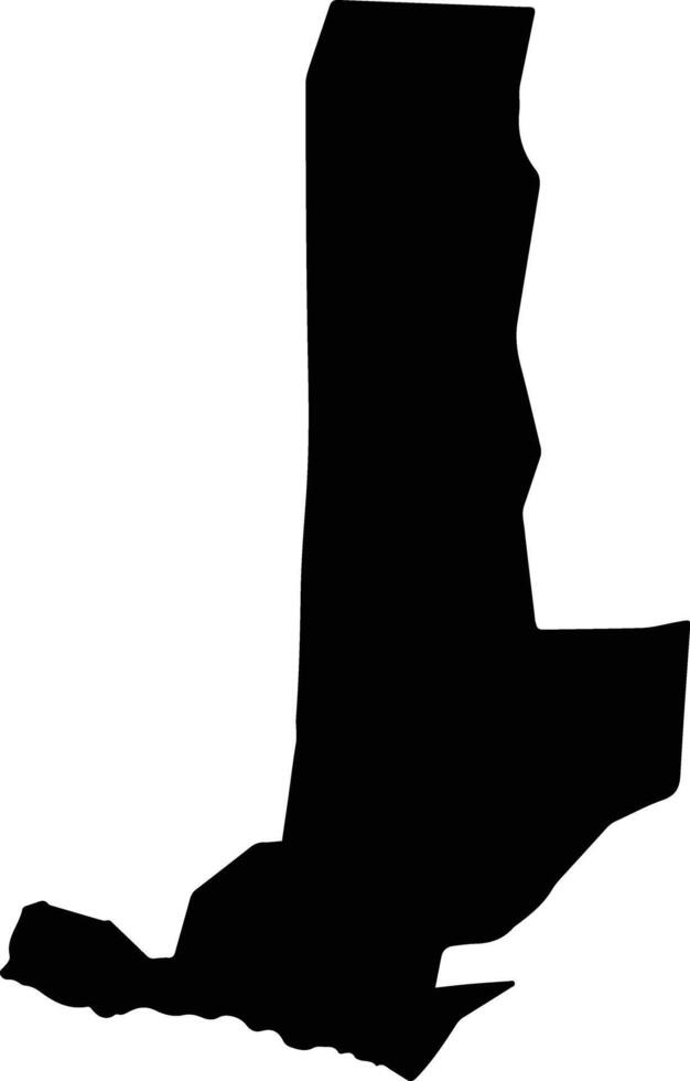 Gokdepe Turkmenistan silhouette map vector