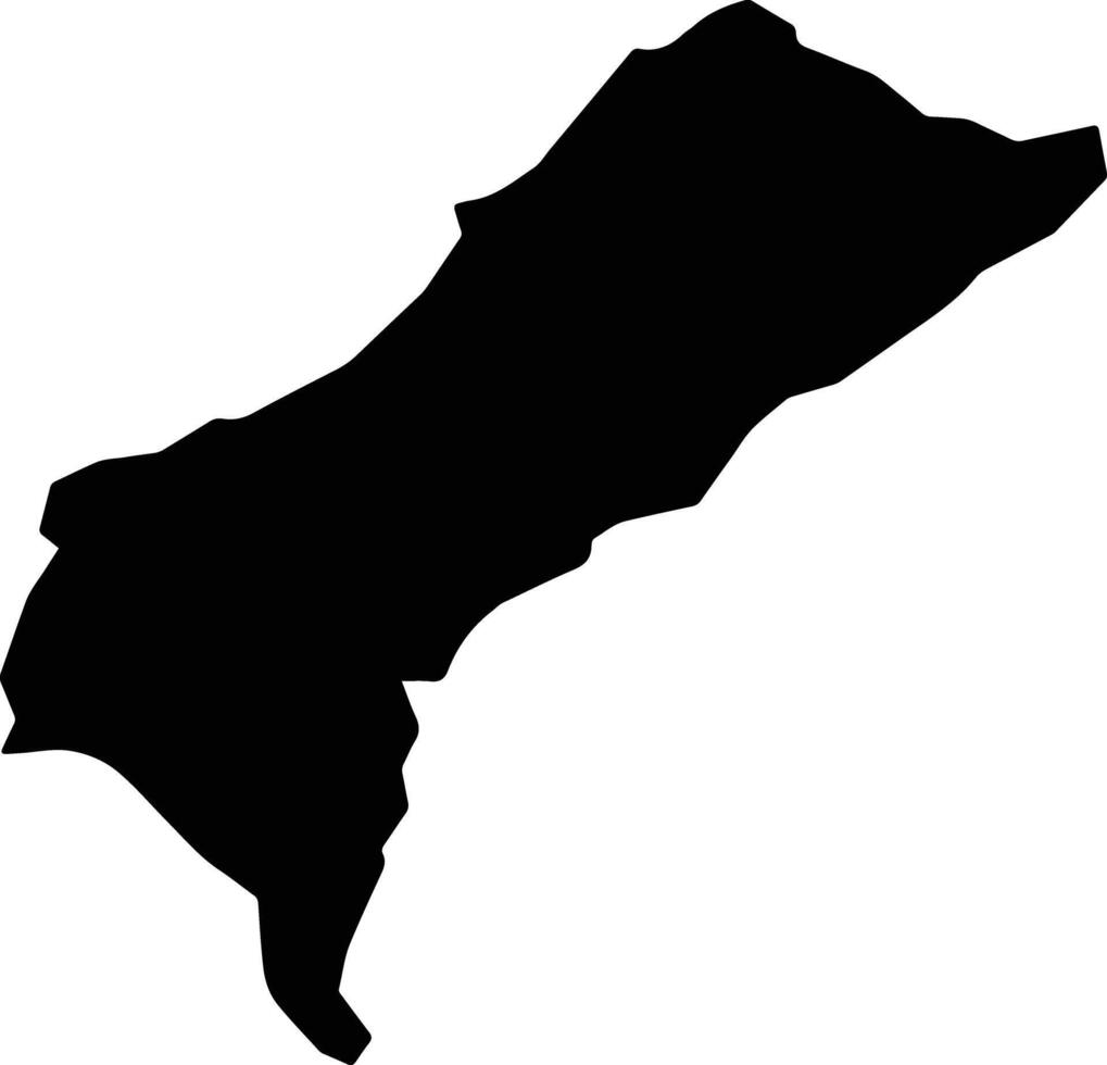 Golakonneh Liberia silhouette map vector