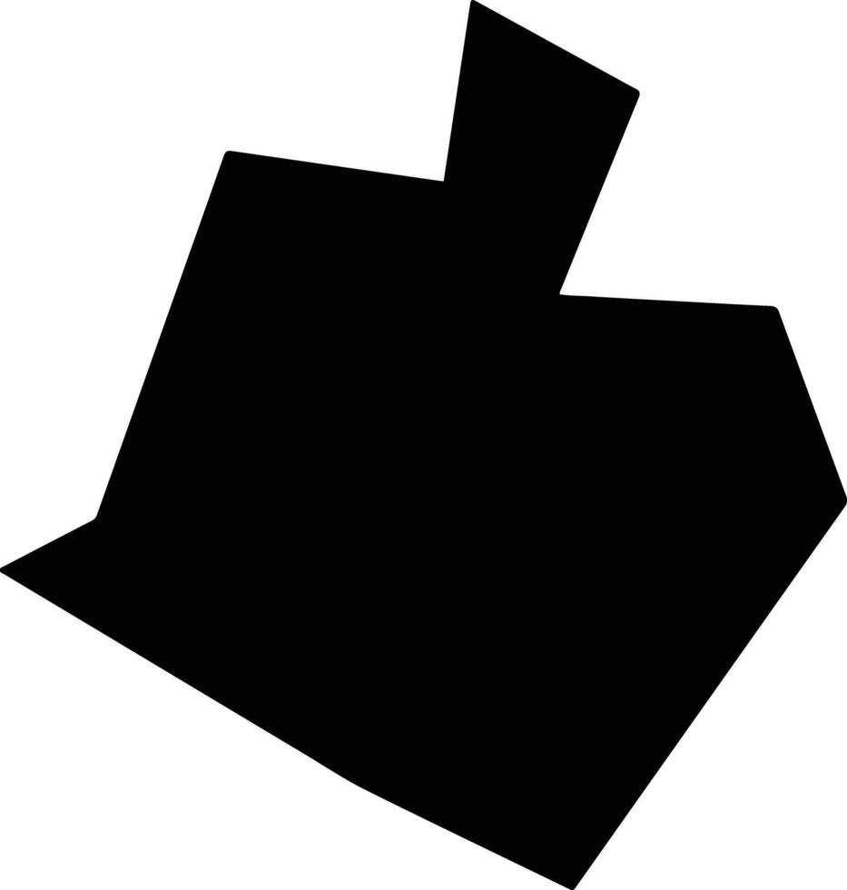 Gonganxian China silhouette map vector