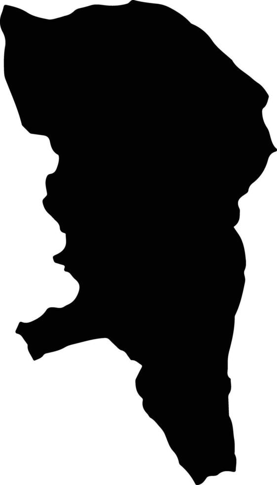 Gonzalez Colombia silhouette map vector