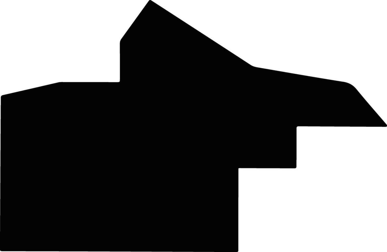 Goodhue United States silhouette map vector