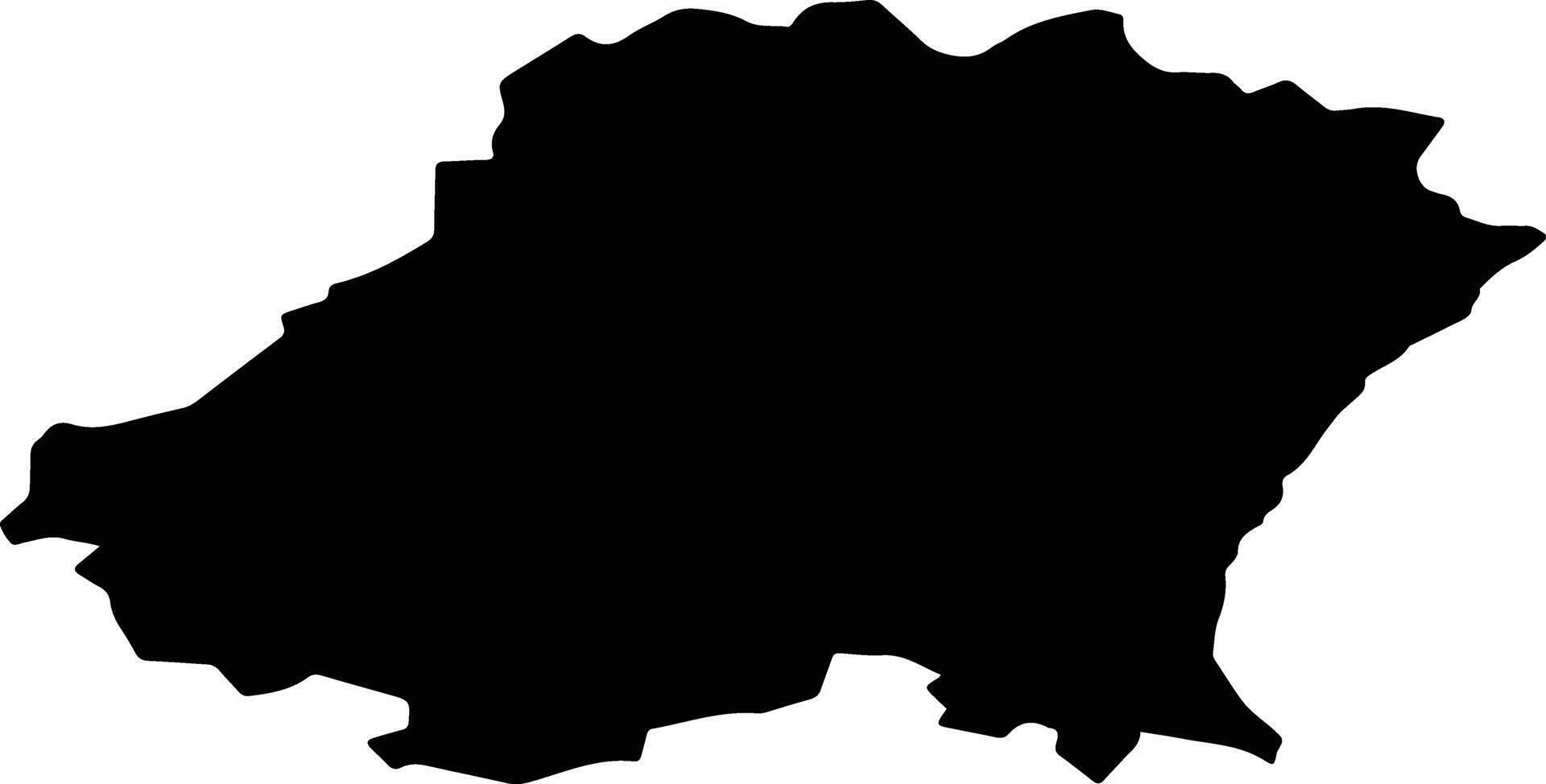 GOREY LEA 6 Ireland silhouette map vector