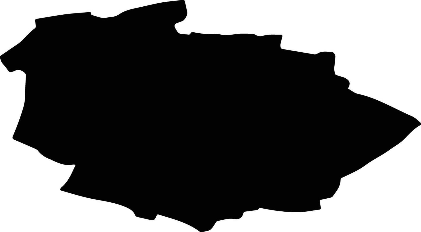 GORNET CRICOV Romania silhouette map vector