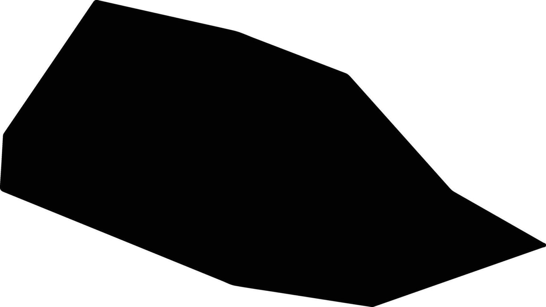 Gorny Russia silhouette map vector