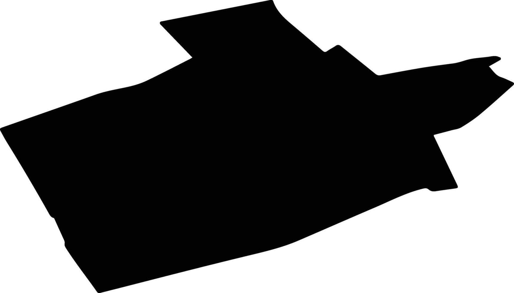 GOSTAVATU Romania silhouette map vector