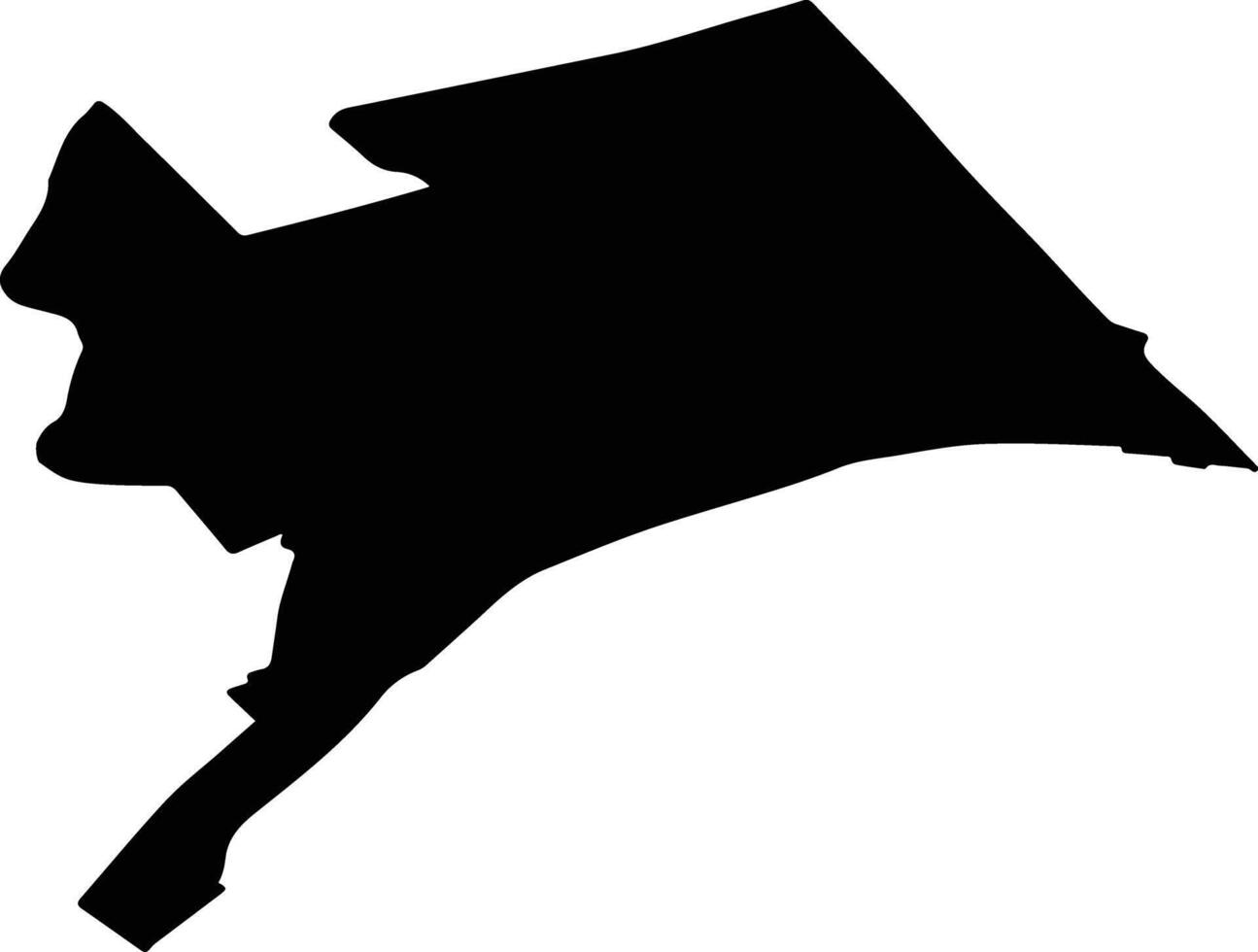 GOSTINU Romania silhouette map vector