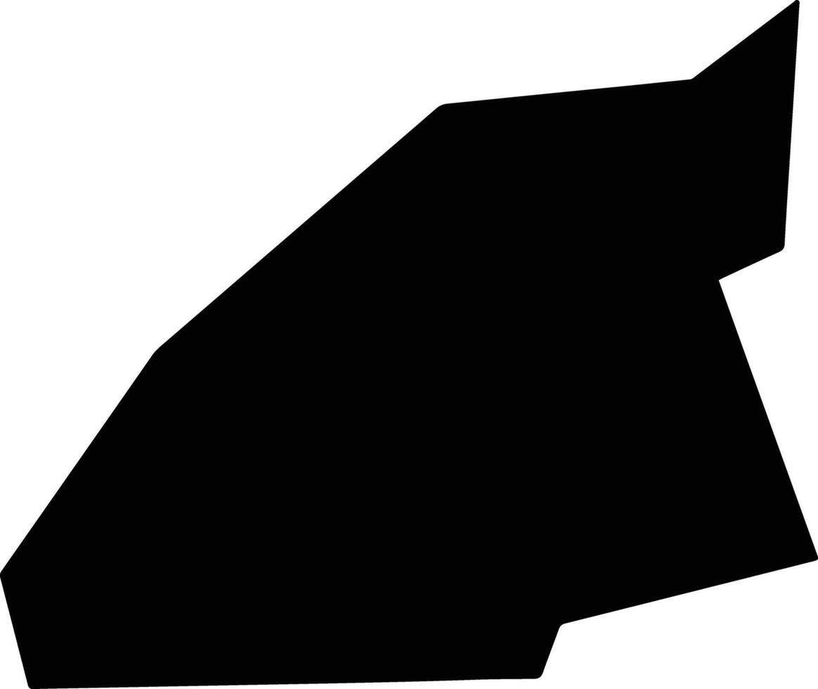 Goudoumaria Niger silhouette map vector