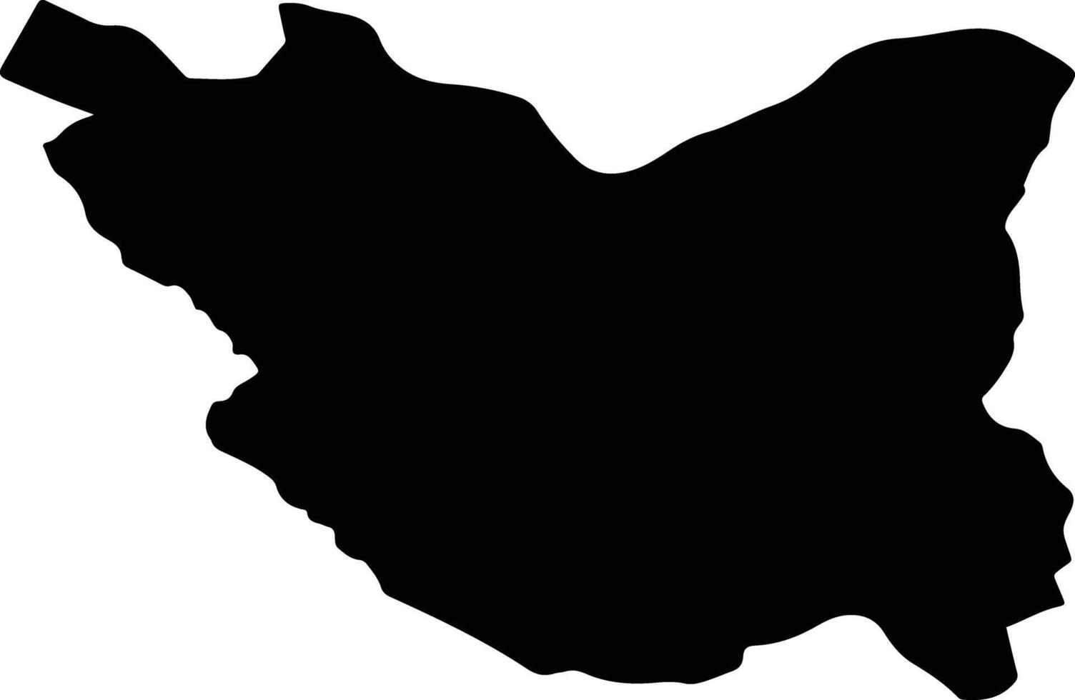 Grad Skradin Croatia silhouette map vector
