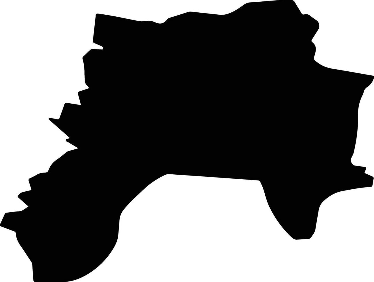 Grad Slavonski Brod Croatia silhouette map vector