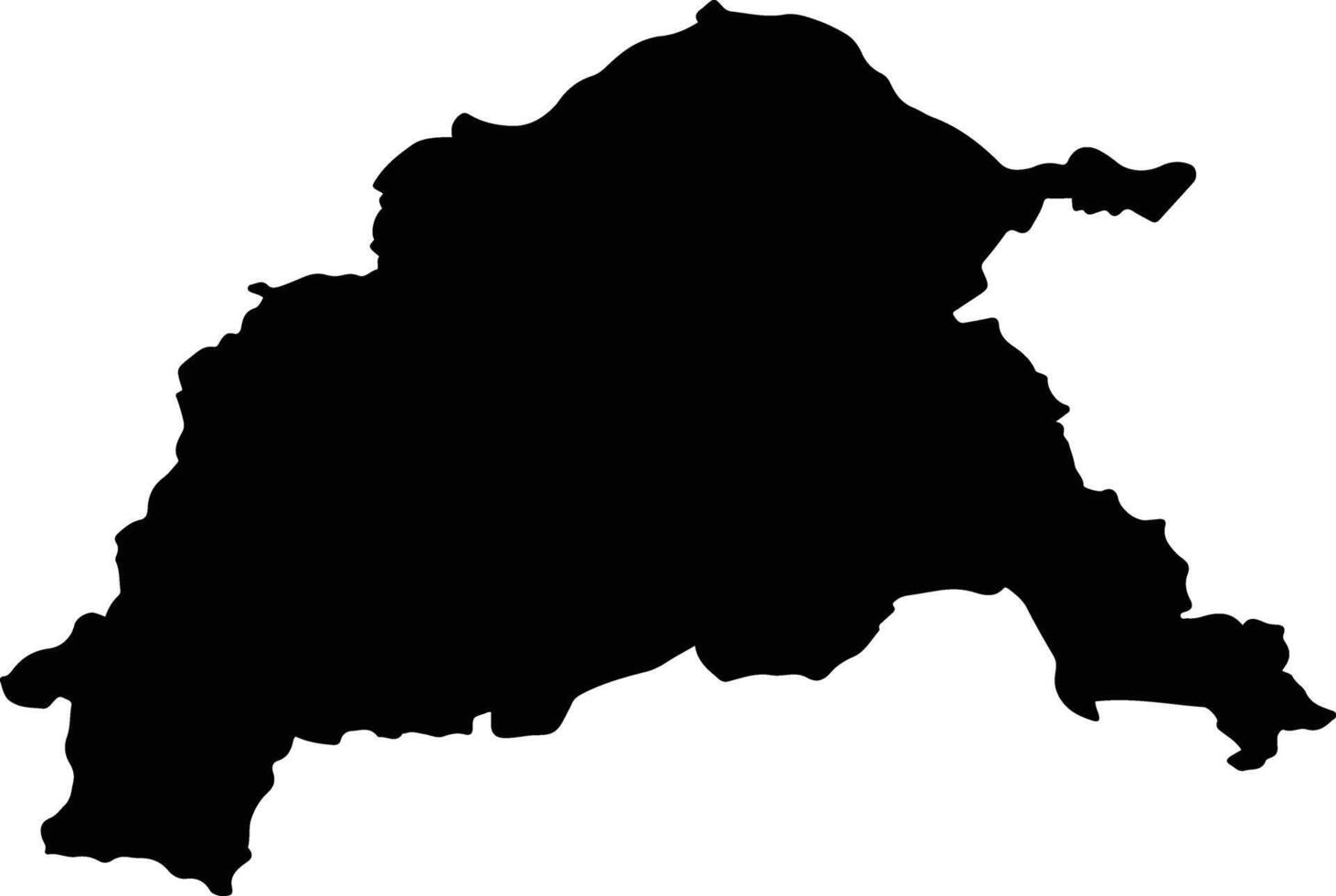 Grad Velika Gorica Croatia silhouette map vector