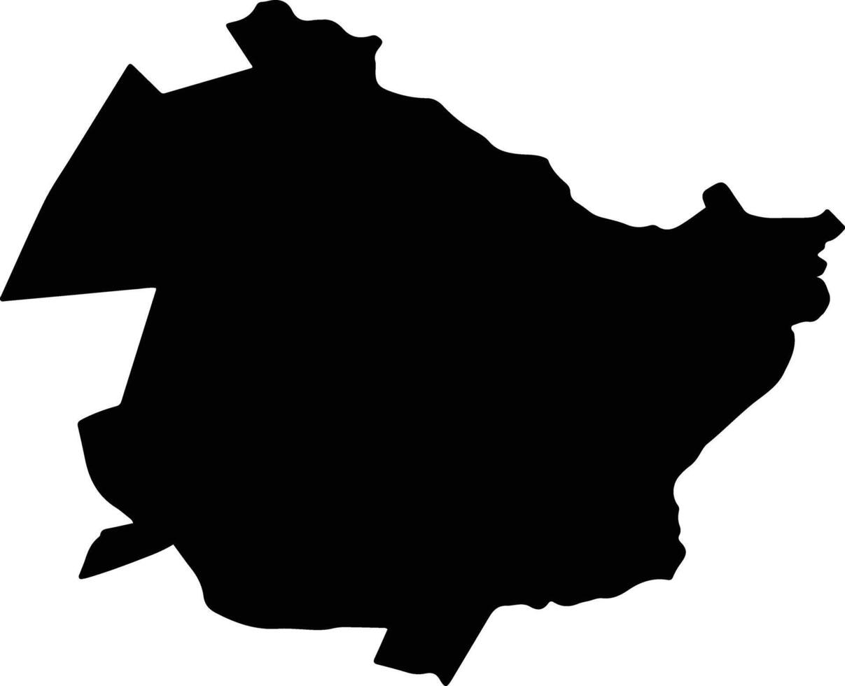 Grad Vrbovsko Croatia silhouette map vector
