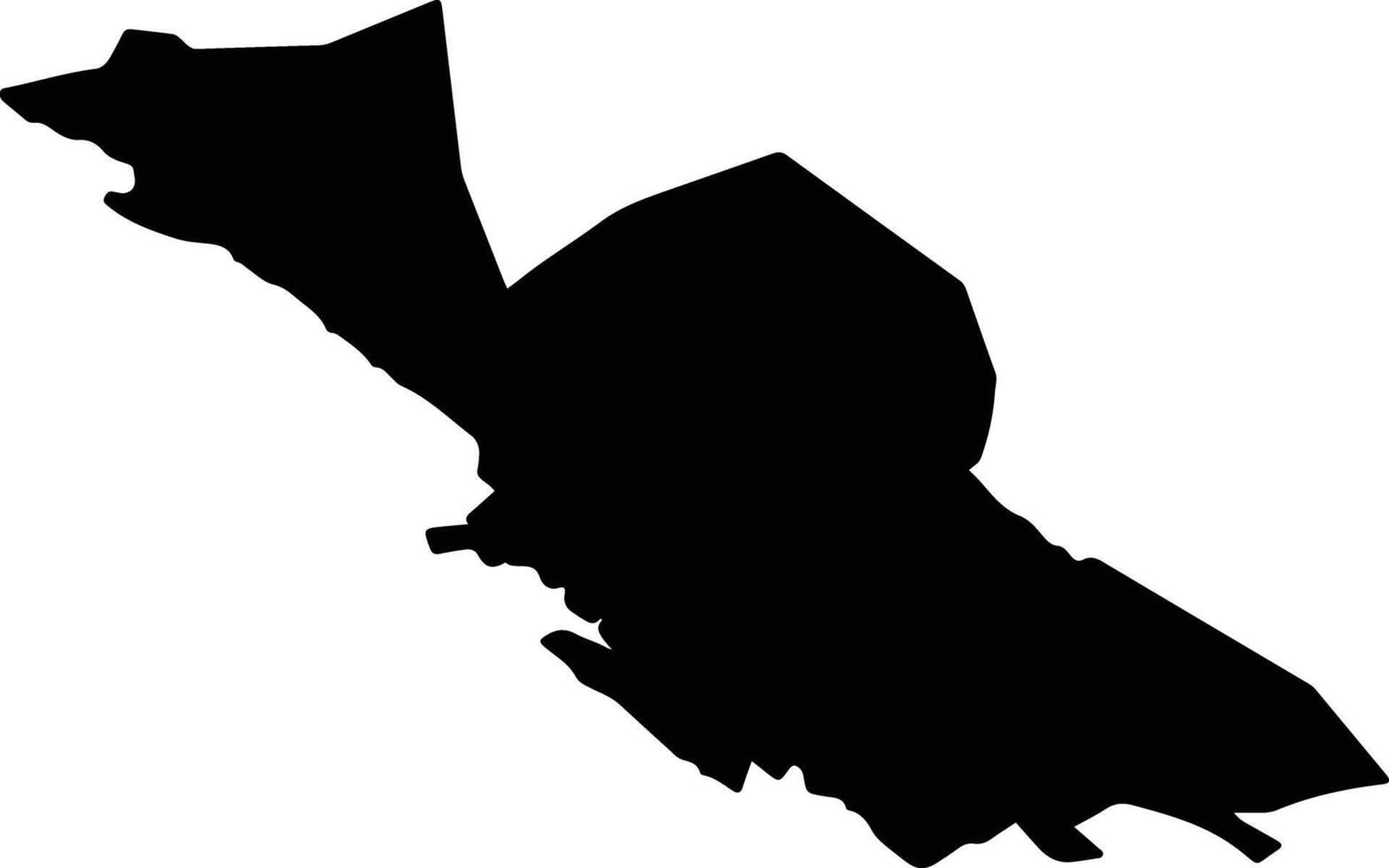Grad Zadar Croatia silhouette map vector