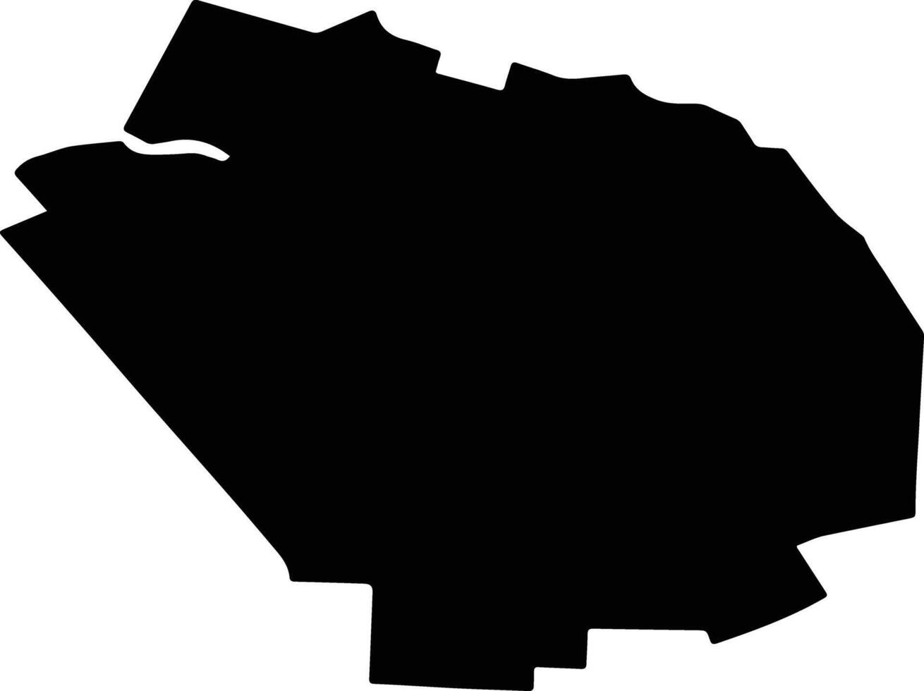 GRADISTEA Romania silhouette map vector