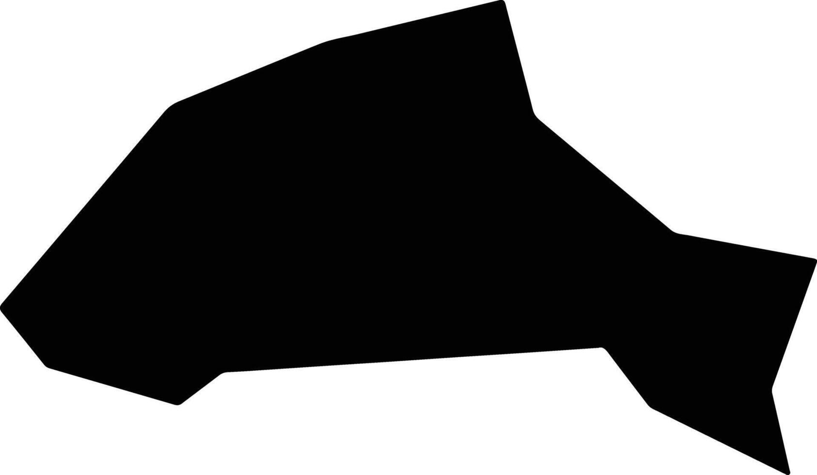 Gramado dos Loureiros Brazil silhouette map vector