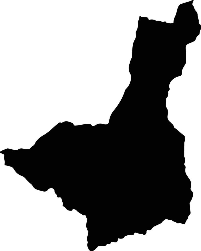 Gramalote Colombia silhouette map vector