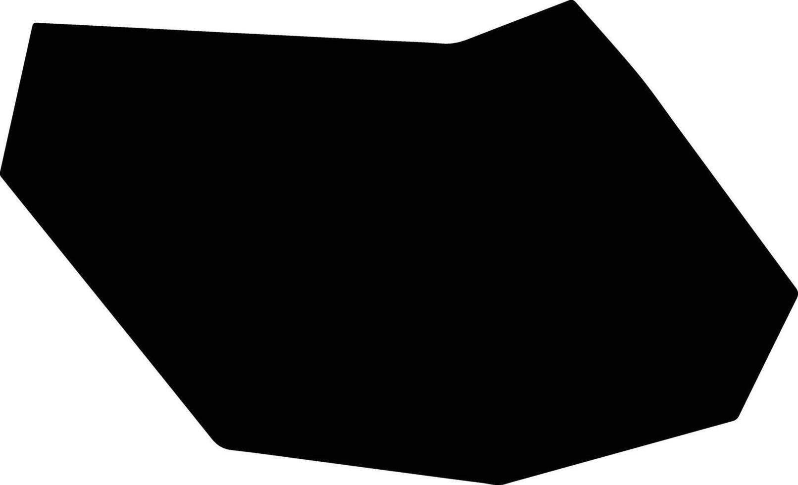 Gramsh Albania silhouette map vector
