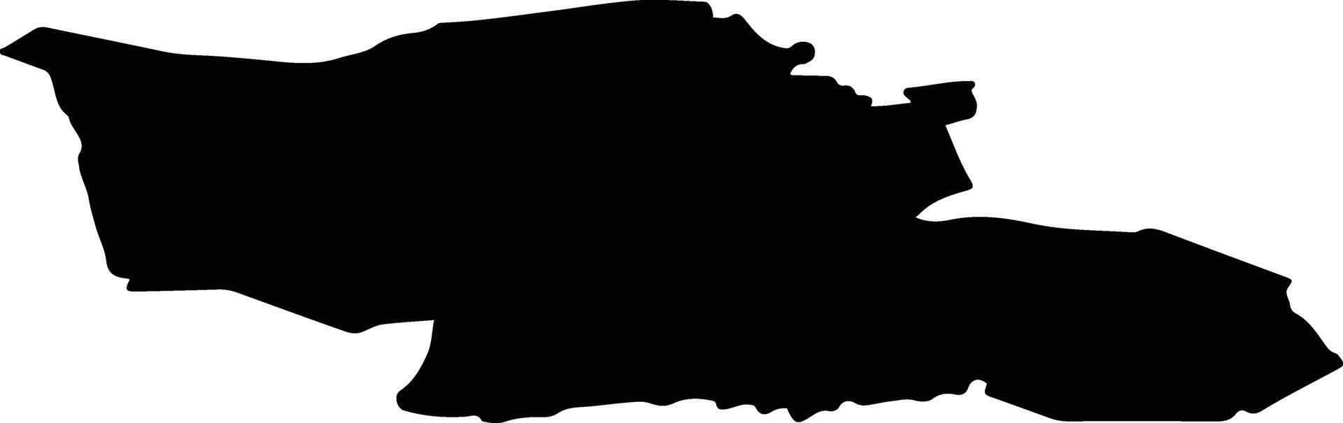 Gran nor Norway silhouette map vector
