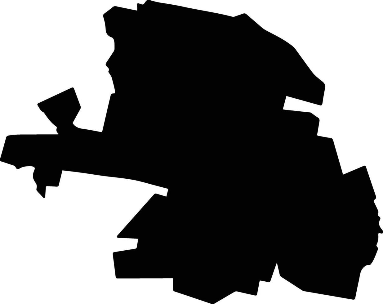 Gran Morelos Mexico silhouette map vector