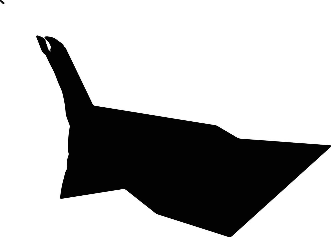 Grandola Portugal silhouette map vector