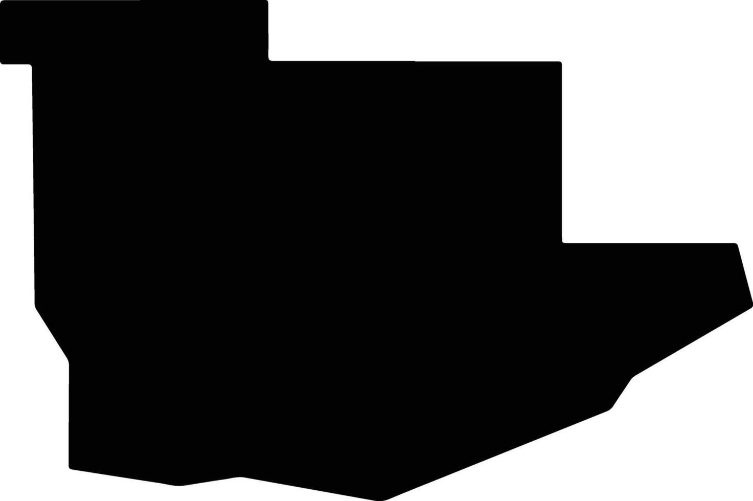 Grant United States silhouette map vector