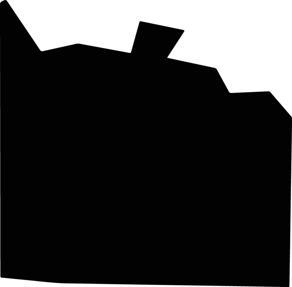 Grayson United States silhouette map vector