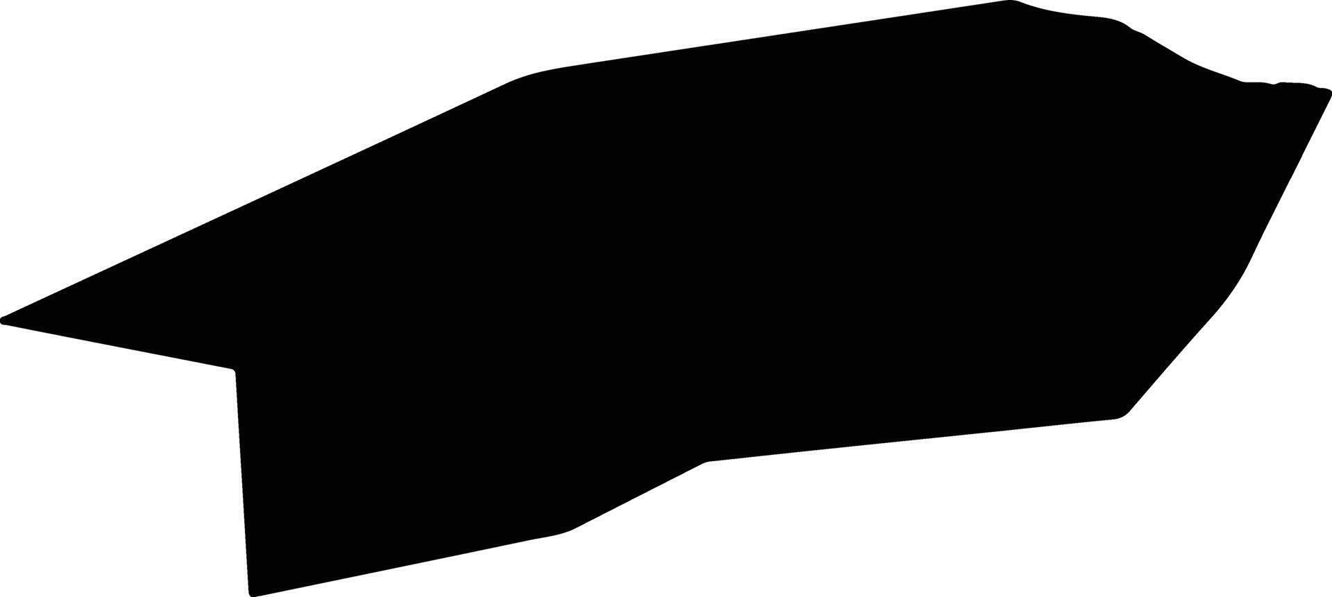 Gribskov Denmark silhouette map vector